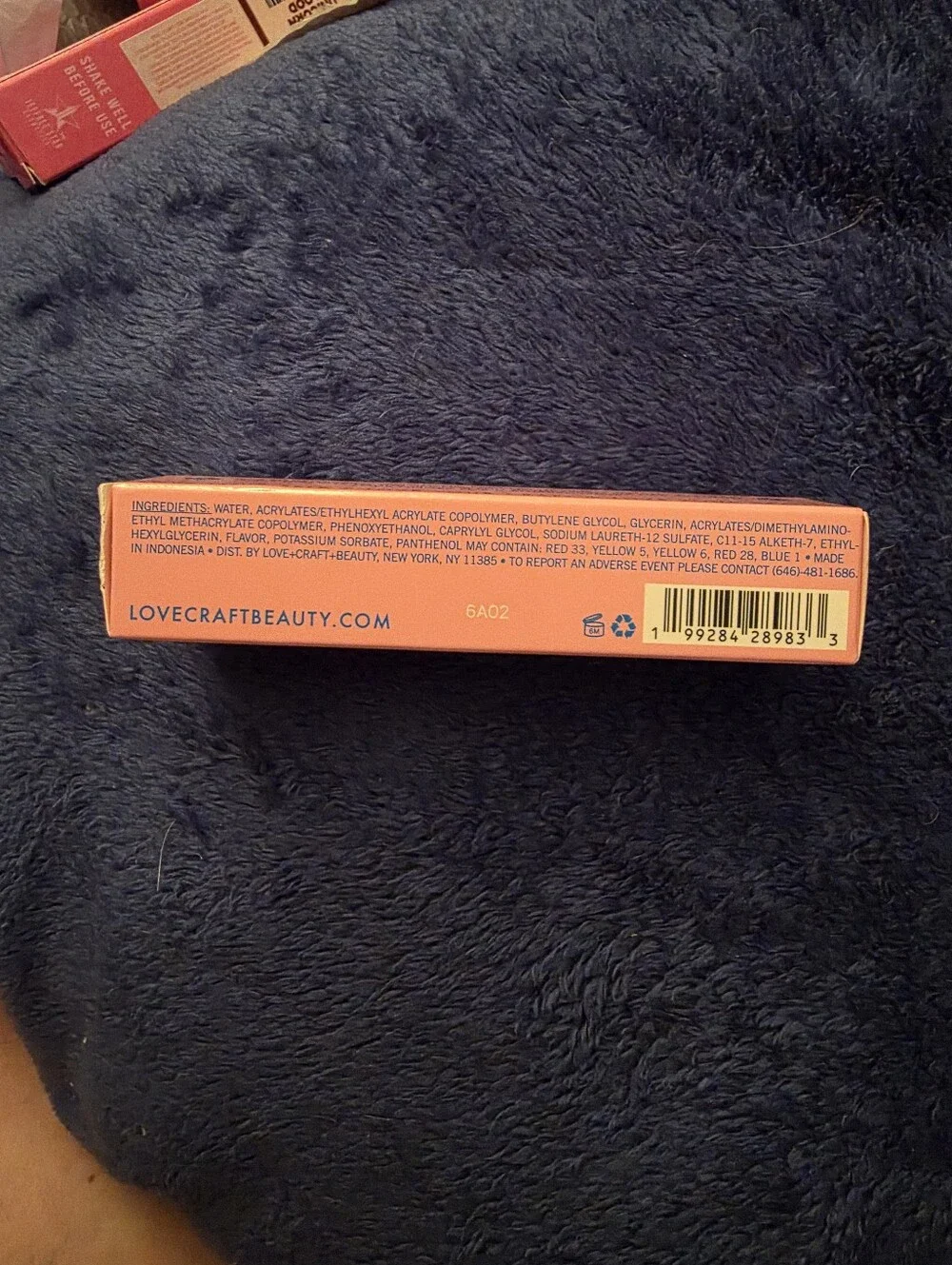 Love + Craft + Beauty Coral Tubular Lip Tint — Hydrating Coral Lip Color